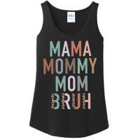 Mama Mommy Mom Bruh Ma Gifts Funny Saying Mom Ladies Essential Tank