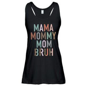 Mama Mommy Mom Bruh Ma Gifts Funny Saying Mom Ladies Essential Flowy Tank