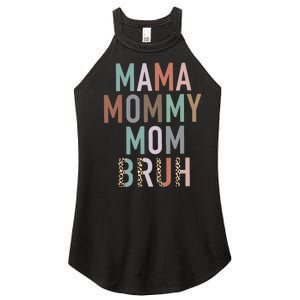 Mama Mommy Mom Bruh Ma Gifts Funny Saying Mom Women's Perfect Tri Rocker Tank