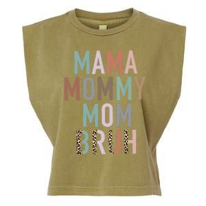 Mama Mommy Mom Bruh Ma Gifts Funny Saying Mom Garment-Dyed Women's Muscle Tee