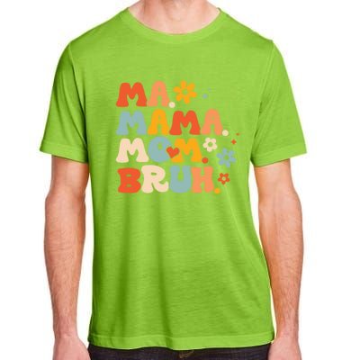 Ma Mama Mom Bruh Vintage Retro Adult ChromaSoft Performance T-Shirt