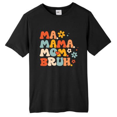 Ma Mama Mom Bruh Vintage Retro Tall Fusion ChromaSoft Performance T-Shirt