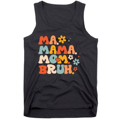 Ma Mama Mom Bruh Vintage Retro Tank Top