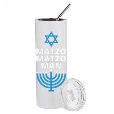 Matzo Matzo Man Hanukkah Stainless Steel Tumbler