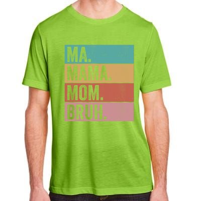 Ma Mama Mom Bruh Vintage Retro Adult ChromaSoft Performance T-Shirt