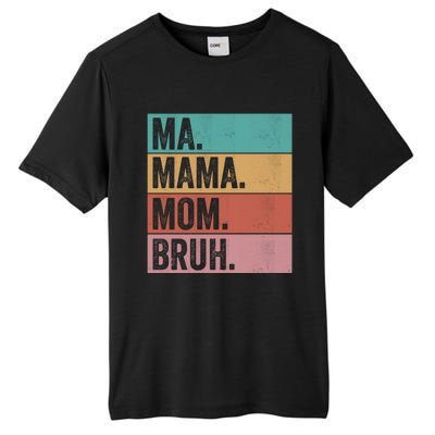 Ma Mama Mom Bruh Vintage Retro Tall Fusion ChromaSoft Performance T-Shirt