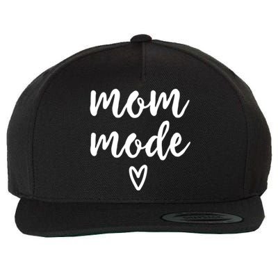 Mom Mode #Mommode Love Funny Gift Wool Snapback Cap