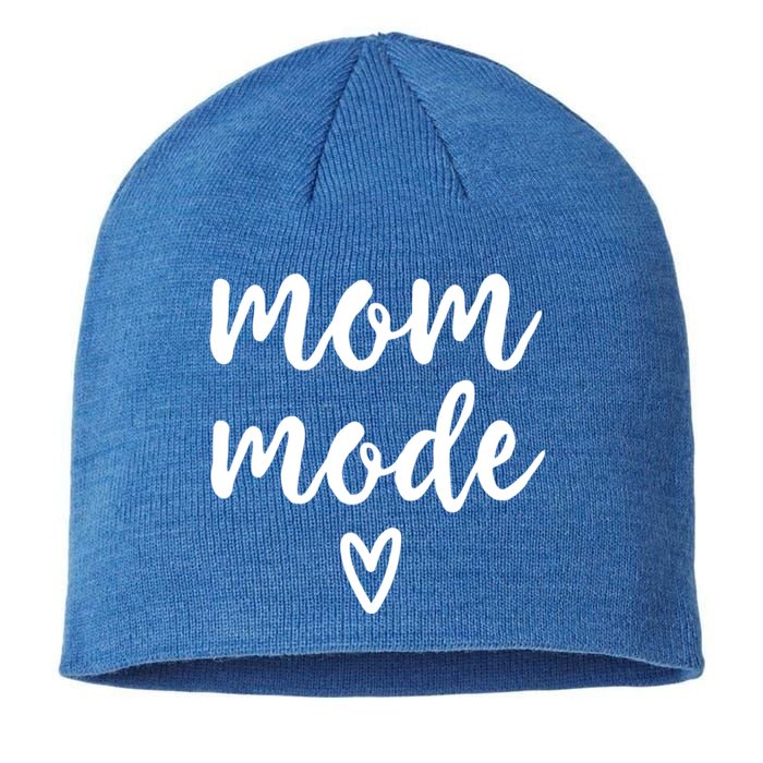 Mom Mode #Mommode Love Funny Gift Sustainable Beanie