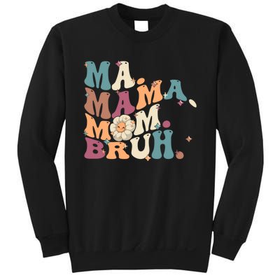 Ma Mama Mom Bruh Vintage Retro Sweatshirt