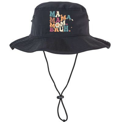 Ma Mama Mom Bruh Vintage Retro Legacy Cool Fit Booney Bucket Hat