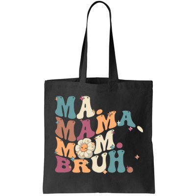 Ma Mama Mom Bruh Vintage Retro Tote Bag