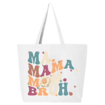 Ma Mama Mom Bruh Vintage Retro 25L Jumbo Tote