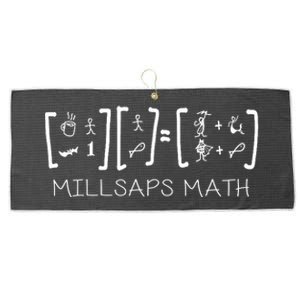 Millsaps Math Multiplication Large Microfiber Waffle Golf Towel