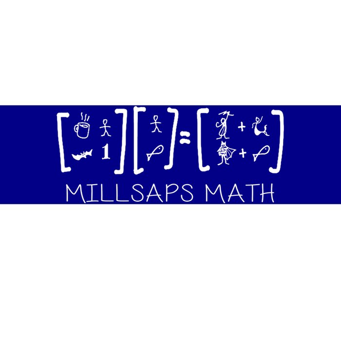 Millsaps Math Multiplication Bumper Sticker