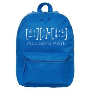 Millsaps Math Multiplication 16 in Basic Backpack