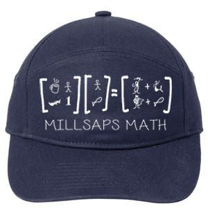 Millsaps Math Multiplication 7-Panel Snapback Hat