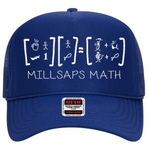 Millsaps Math Multiplication High Crown Mesh Back Trucker Hat