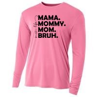 Mama Mommy Mom Bruh Life Cooling Performance Long Sleeve Crew