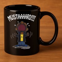 Mustard Meme 11oz C Handle Ceramic Mug