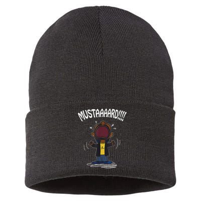 Mustard Meme Sustainable Knit Beanie