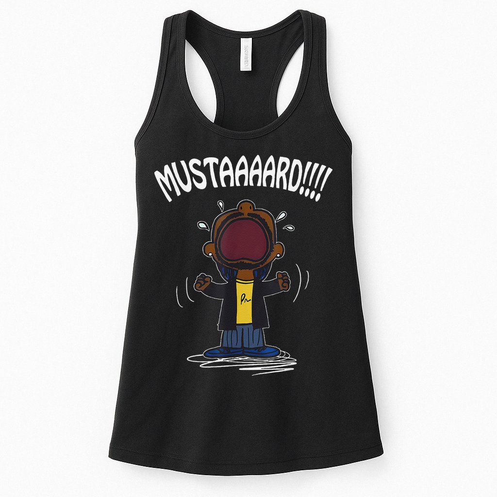 Mustard Meme Womens Tank Top