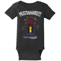 Mustard Meme Baby Bodysuit