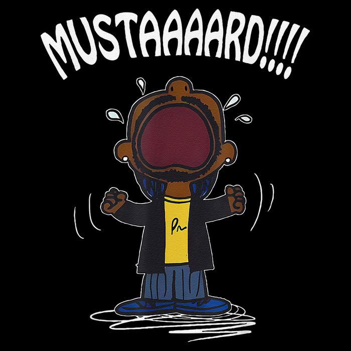 Mustard Meme Toddler Hoodie