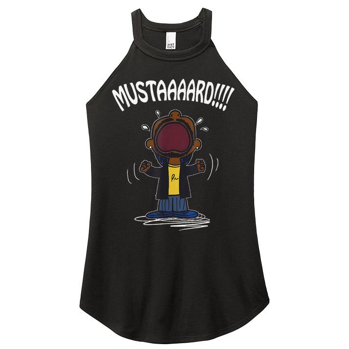Mustard Meme Women's Perfect Tri Rocker Tank