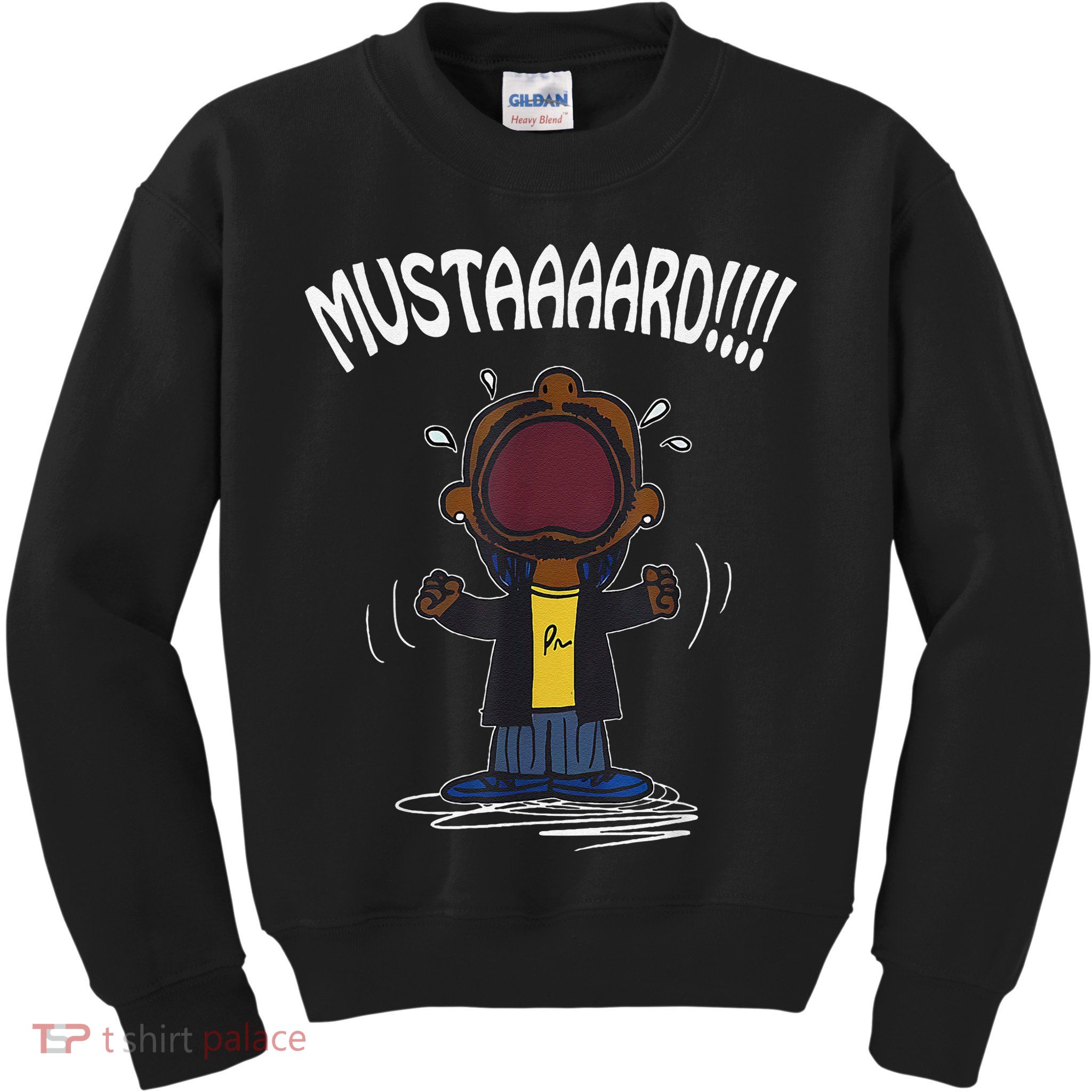 Mustard Meme Kids Sweatshirt