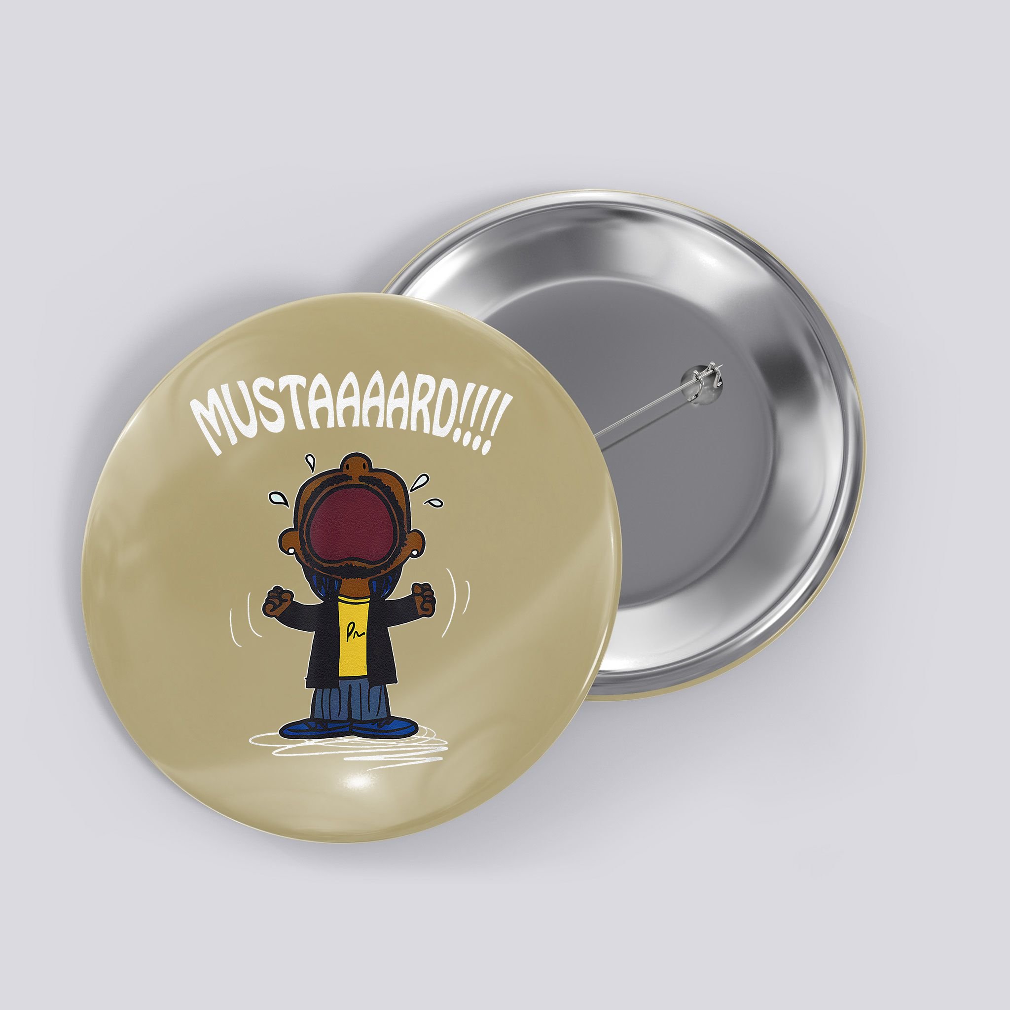 Mustard Meme Button