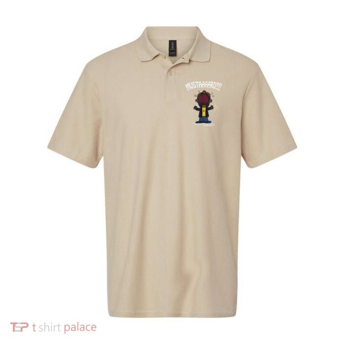Mustard Meme Softstyle Adult Sport Polo