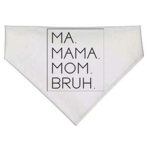 Ma Mama Mom Bruh Mommy Mother Funny Gift USA-Made Doggie Bandana