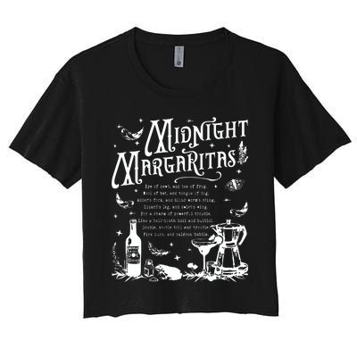 Midnight Margaritas Women's Crop Top Tee