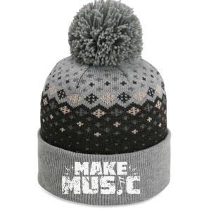 Make Music The Baniff Cuffed Pom Beanie