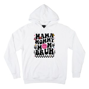 Mama Mommy Mom Bruh Retro Smile Face Hoodie