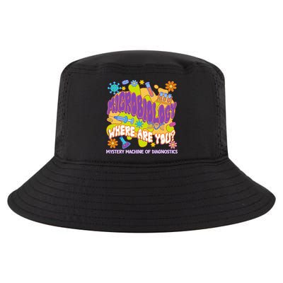 Microbiology Mystery Machine Of Diagnostics Lab Week 2025 Cool Comfort Performance Bucket Hat