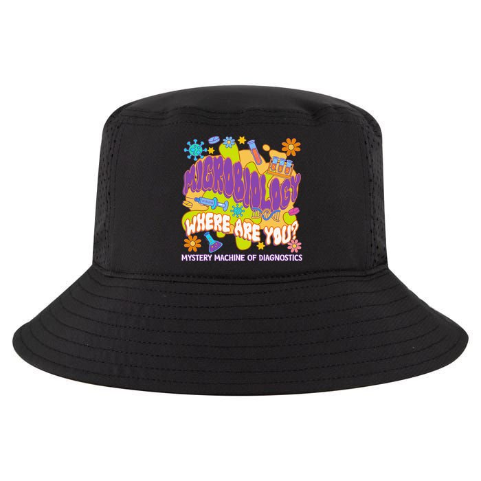 Microbiology Mystery Machine Of Diagnostics Lab Week 2025 Cool Comfort Performance Bucket Hat