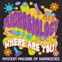 Microbiology Mystery Machine Of Diagnostics Lab Week 2025 7 Panel Mesh Trucker Snapback Hat