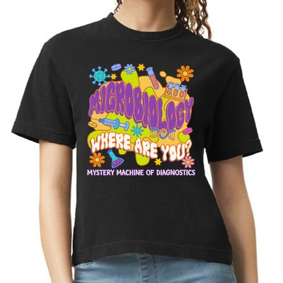 Microbiology Mystery Machine Of Diagnostics Lab Week 2025 Comfort Colors Boxy T-Shirt