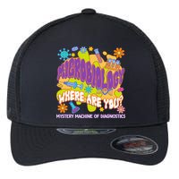 Microbiology Mystery Machine Of Diagnostics Lab Week 2025 Flexfit Unipanel Trucker Cap