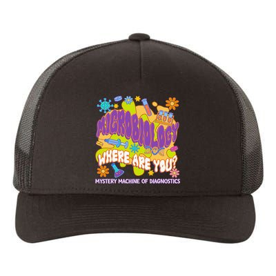 Microbiology Mystery Machine Of Diagnostics Lab Week 2025 Yupoong Adult 5-Panel Trucker Hat