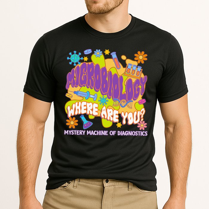 Microbiology Mystery Machine Of Diagnostics Lab Week 2025 Performance Shirt