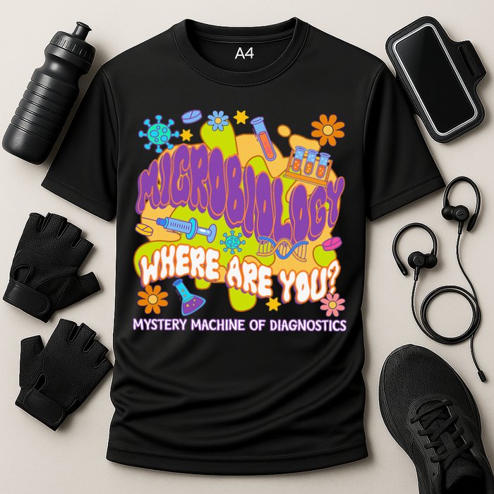 Microbiology Mystery Machine Of Diagnostics Lab Week 2025 Performance Shirt