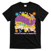 Microbiology Mystery Machine Of Diagnostics Lab Week 2025 T-Shirt