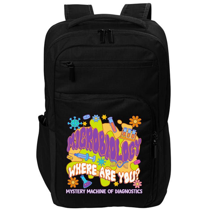 Microbiology Mystery Machine Of Diagnostics Lab Week 2025 Impact Tech Backpack