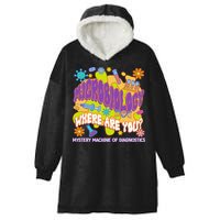 Microbiology Mystery Machine Of Diagnostics Lab Week 2025 Hooded Wearable Blanket