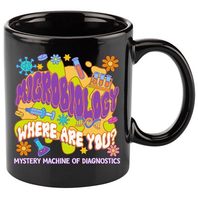 Microbiology Mystery Machine Of Diagnostics Lab Week 2025 11oz C Handle Ceramic Mug