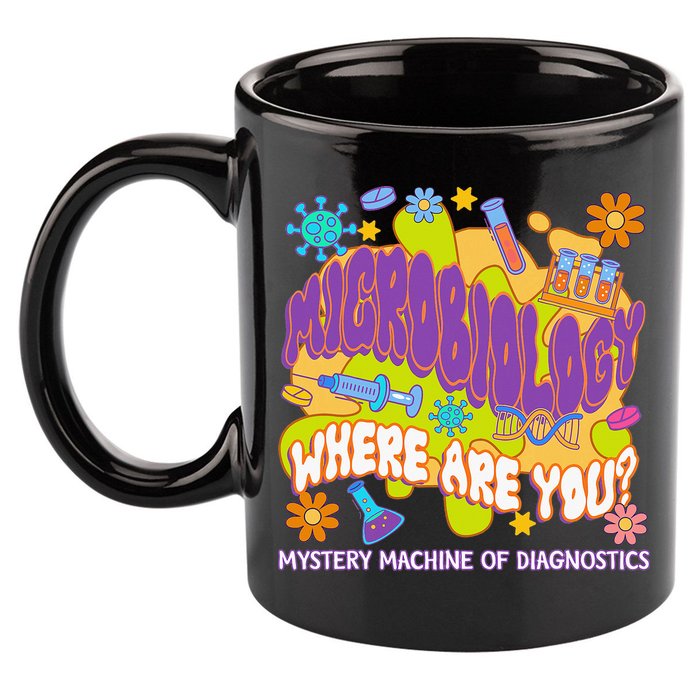 Microbiology Mystery Machine Of Diagnostics Lab Week 2025 11oz C Handle Ceramic Mug