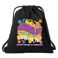 Microbiology Mystery Machine Of Diagnostics Lab Week 2025 Drawstring Bag
