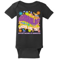 Microbiology Mystery Machine Of Diagnostics Lab Week 2025 Baby Bodysuit